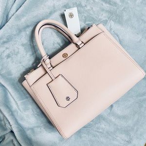 Tory Burch Robinson Small Double-Zip Tote